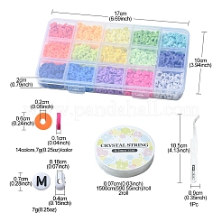 DIY Heishi Word Bracelet Making Kit&nbsp;DIY-YW0006-44