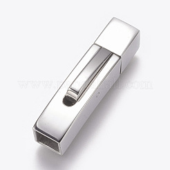Tarnish Resistant 304 Stainless Steel Bayonet Clasps&nbsp;STAS-A035F-5P
