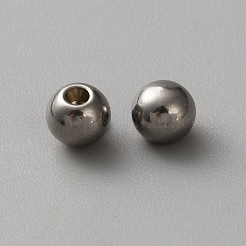 304 Stainless Steel Half Drilled Beads&nbsp;FIND-WH0817-065B-P