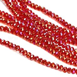 Electroplate Glass Beads Strands&nbsp;GL-CBAA615-02C