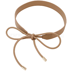 Bowknot PU Leather Wrap Around Waist Bands&nbsp;AJEW-WH20054-086A