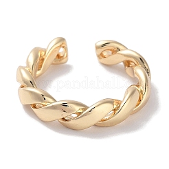 Brass Cuff Rings&nbsp;RJEW-G310-08G