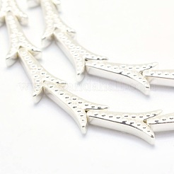 Electroplate Non-magnetic Synthetic Hematite Beads Strands&nbsp;G-L485-20-S