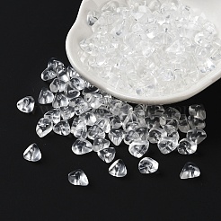 アクリルビーズ  天然石風  チップ  透明  8x6x4mm  穴：1.4mm&nbsp;X-OACR-C020-02J
