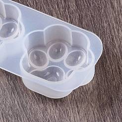 シリコンモールド  ペンダント鋳造鋳型  UVレジン用  エポキシ樹脂工芸品作り  足跡  足跡  29x88x17.5mm&nbsp;SIL-Z020-01B