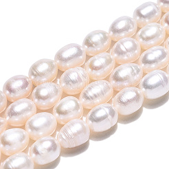 Natural Cultured Freshwater Pearl Beads Strands&nbsp;LS-PEAR-N012-05K