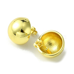 Brass Stud Earrings for Women&nbsp;EJEW-C072-06G