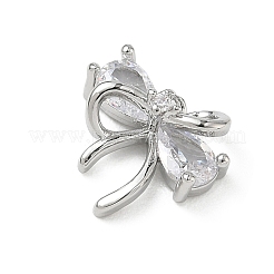 Brass Micro Pave Cubic Zirconia Charms&nbsp;KK-A300-01P-06