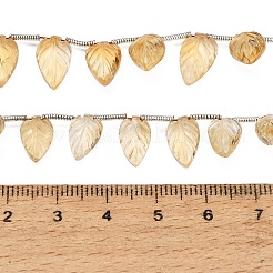 Natural Citrine(Heated) Beads Strands&nbsp;GG-CBA0C95-E08