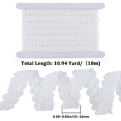 10M 10% Spandex & 90% Nylon Lace Elastic Ribbon&nbsp;OCOR-CY0001-12A