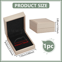 Rectangle PU Imitation Leather Coin Storage Boxes&nbsp;CON-WH0089-145C