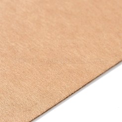 空白のクラフト紙ジュエリー ディスプレイ カード  長方形  バリーウッド  7.8x5.8x0.05cm  穴：1.5mm&nbsp;CDIS-G005-11