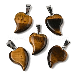 Natural Tiger Eye Pendants&nbsp;G-B127-11P-06