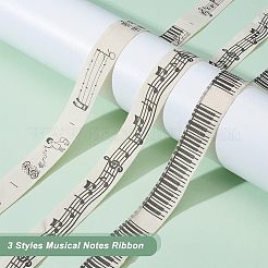 12M 3 Styles Printed Cotton Ribbons&nbsp;OCOR-NB0001-57