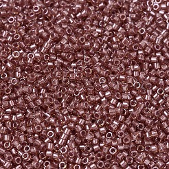 MIYUKIデリカビーズ  シリンダー  日本製シードビーズ  11/0  （db0913)スパークリングサーモンライニングトパーズ  1.3x1.6mm  穴：0.8mm  約10000個/袋  50 G /袋&nbsp;SEED-X0054-DB0913