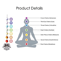 Chandelier Suncatchers Prisms Octogon Glass Chakra Hanging Pendant&nbsp;AJEW-G025-C05