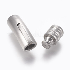304 Stainless Steel Bayonet Clasps&nbsp;STAS-A035H-6MP