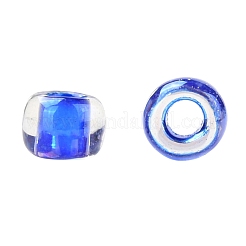 TOHOラウンドシードビーズ  日本製シードビーズ  （189)色光沢クリスタル/カリビアンブルー  8/0  3mm  穴：1mm  約10000個/ポンド&nbsp;SEED-TR08-0189
