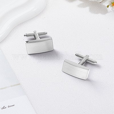 1 Pair Brass Cufflinks&nbsp;BUTT-LP0002-07P-1