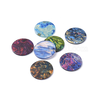 Cellulose Acetate(Resin) Pendants&nbsp;KY-S157-34-M-1