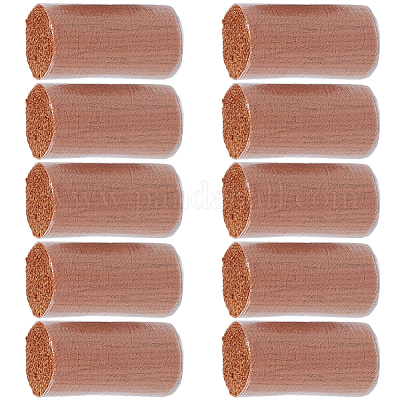 アクリル繊維糸10本  砂茶色  57~60x2.5mm&nbsp;OCOR-CY0003-39A-1