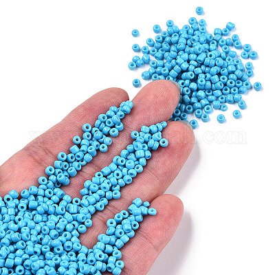 Baking Paint Glass Seed Beads&nbsp;SEED-S001-K10-1