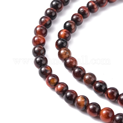 16 inch Red Tiger Eye Strands&nbsp;GSR4mmC042-1