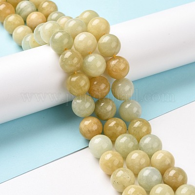 Natural Morganite Round Beads Strands&nbsp;G-C238-01C-1