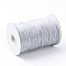 Korean Waxed Polyester Cords, Light Grey, 2mm, about 100yards/roll(300 feet/roll)