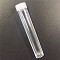Plastic Sealed Bottles, Needle Storage Tube, WhiteSmoke, 75X15mm