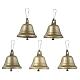 Iron Bell Pendants&nbsp;HJEW-JM01987-1