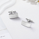 1 Pair Brass Cufflinks&nbsp;BUTT-LP0002-07P-1