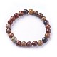 Natural Polychrome Jasper/Picasso Stone/Picasso Jasper Beads Stretch Bracelets&nbsp;BJEW-F380-01-B05-1