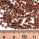 ガラス竹ビーズ  銀並ぶ  ダークチソウ  1.8~2.2x1.8~2mm  穴：0.8~0.9mm  約15000個/ポンド&nbsp;SEED-S032-08A-53-4