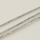 メタリック糸  刺しゅう糸  6プライ  銀  0.6mm  約546.8ヤード（500m）/ロール&nbsp;MCOR-G001-0.6mm-13-2