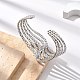 304 Stainless Steel Cuff Bangles&nbsp;BJEW-B108-12P-3