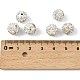 Polymer Clay Rhinestone Beads&nbsp;RB-N006-18-2