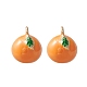 2Pcs Brass Enamel Charms&nbsp;KK-YW0001-94-1