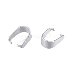 変色しない304ステンレススチール製スナップオンベイル  ステンレス鋼色  7x3mm  ピン：0.6mm