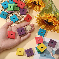 140Pcs Wood European Beads&nbsp;WOOD-CA0001-85