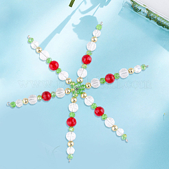 30Pcs Christmas Snowflake Iron Wire Forms&nbsp;IFIN-SC0001-98B