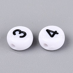 Opaque Acrylic Beads&nbsp;SACR-Q001-12F