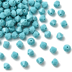 プレシオサ®クリスタルビーズ  チェコクリスタル  双円錐形(451 69 302 ロンデル)  ターコイズ63030個  5mm  穴：1mm&nbsp;X-PRC-BA5-63030