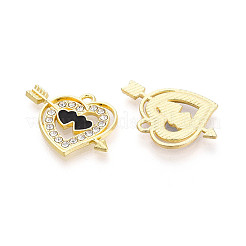 Alloy Rhinestone Pendants&nbsp;FIND-N012-02KCG