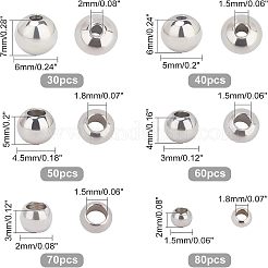 330個6スタイル202ステンレススチールビーズ  ロンデル  ステンレス鋼色  2~7x1.5~6mm  穴：1~2mm&nbsp;STAS-UN0026-91