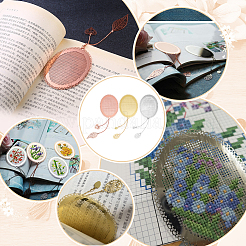 6Pcs 3 Colors Brass Bookmarks&nbsp;AJEW-PH0012-51