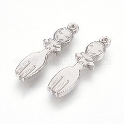 Tarnish Resistant 201 Stainless Steel Pendants&nbsp;STAS-O118-38P