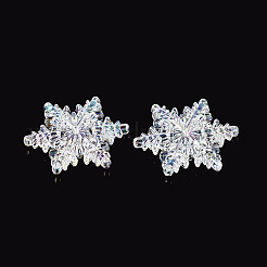 UV Plating Christmas Transparent Acrylic Multi-Strand Links&nbsp;OACR-Q197-02