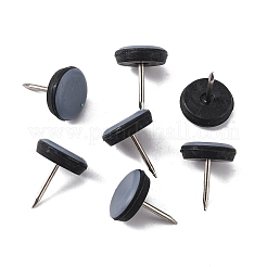 鉄製家具足釘  椅子用家具グライド  テーブル  フラットラウンド  プラチナ  3/4インチ（19mm）&nbsp;FIND-WH0064-13A