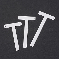 Tバーピアスディスプレイ  アクリル  ホワイト  10.5x5.7x4cm  12x5.7x4cm  13.5x5.7x4cm&nbsp;EDIS-P002-01